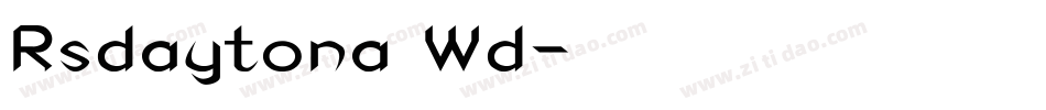 Rsdaytona Wd字体转换